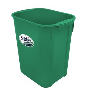 CESTO RECTANGULAR 20L VERDE 8206VD