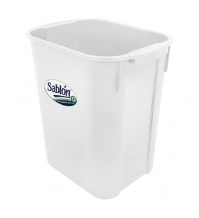 CESTO RECTANGULAR 20L BLANCO 8271BL