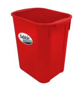 CESTO RECTANGULAR 20L ROJO 8372RJ