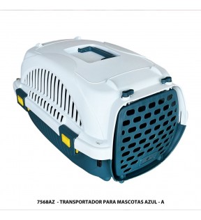 TRANSPORTADOR PARA MASCOTA AZUL 7568AZ