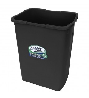 CESTO 65 LITROS SIN TAPA NEGRO 8285NE
