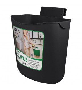 CESTO COLGABLE 6.5 LITROS NEGRO 8115NE