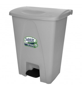 CESTO DE PEDAL 80 LITROS GRIS 8544GR