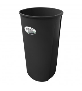 CESTO REDONDO 80 LITROS SIN TAPA NEGRO 8265NE