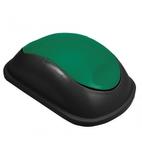 TAPA NEGRA CESTO JUMBO SIN ASAS NEGRO-VERDE T8876VD