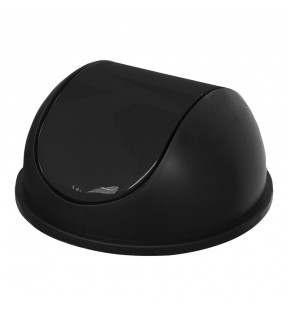 TAPA BALANCIN LISO CESTO REDONDO NEGRO 45-80 LITROS NEGRO-NEGRO T8705NE