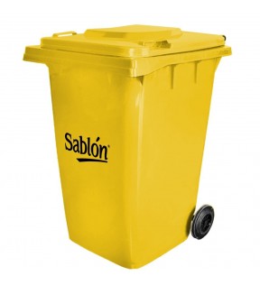 CONTENEDOR 360 LITROS AMARILLO 8613AM