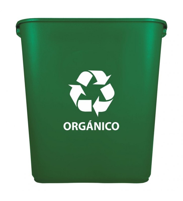 CESTO JUMBO SIN ASAS CON IMPRESION VERDE 8176OR