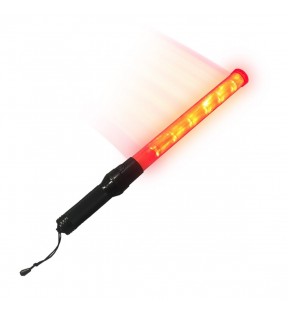 LAMPARA DE DESTELLOS DE EMERGENCIA NARANJA-NEGRO 18LED